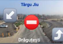 Circulația rutieră, spre Rovinari, va fi deviată. Vezi pe unde se va circula