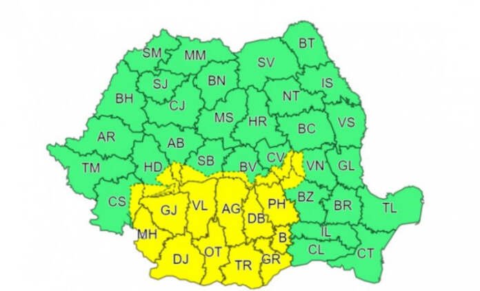 harta meteorologica