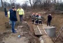 Update: Două persoane prinse sub un mal de pământ la Plopșoru. Au scăpat cu viață