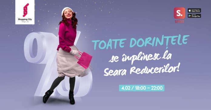 Seara Reducerilor la Shopping City Targu JIu