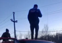 Anchetă la IPJ Gorj. Un polițist s-a urcat pe mașina pe care o controla
