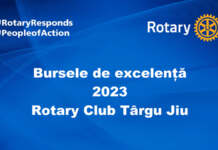 Clubul Rotary Târgu Jiu continuă și anul acesta Proiectul BURSELE DE EXCELENȚĂ ROTARY Burse de excelență