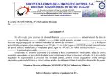 Adeverință CEO