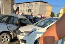 Foto: Accident grav la Bârsesti