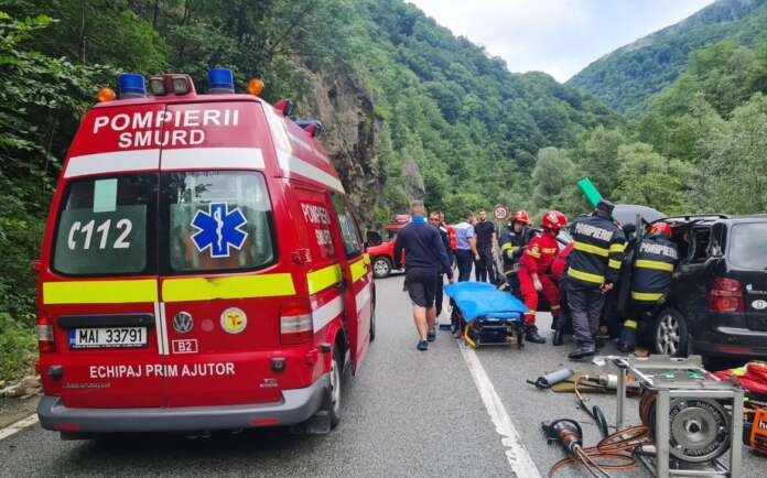 accident defileu accident pe defileul jiului
