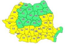Cel mai puternic val de căldură lovește România începând de astăzi canicula-harta