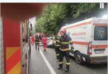 Accident pe Defileul Jiului. Circulație blocată