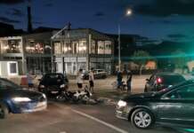 Tg-Jiu: Un motociclist nu a acordat prioritate și a intrat în plin într-un autovehicul accident motocicletă