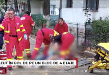 Un băiat de 18 ani s-a prăbușit în gol de pe un bloc, în Galați