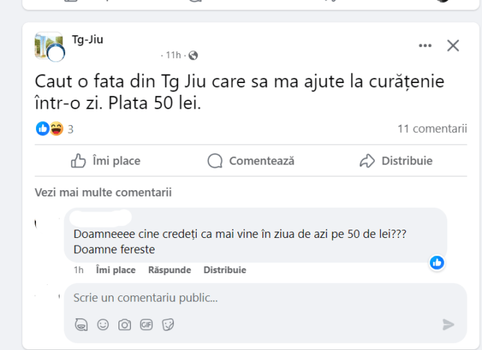 anunt anunț Tg-Jiu
