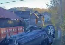 Video: Mașină făcută praf la Alimpești, jud. Gorj