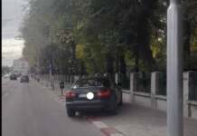Tupeu de șofer. Cum a parcat mașina