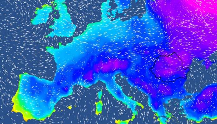 harta vreme rece
