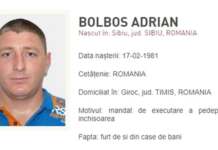 Adrian Bolbos, unul dintre cei mai căutați hoți de lux din țară, a fost prins