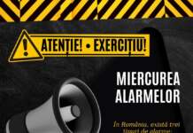Se reia exercițiul de alarmare a populației. Miercuri vor suna sirenele