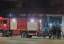Video: Bărbat de 42 de ani din Tg-Jiu prins în incendiul propriului apartament