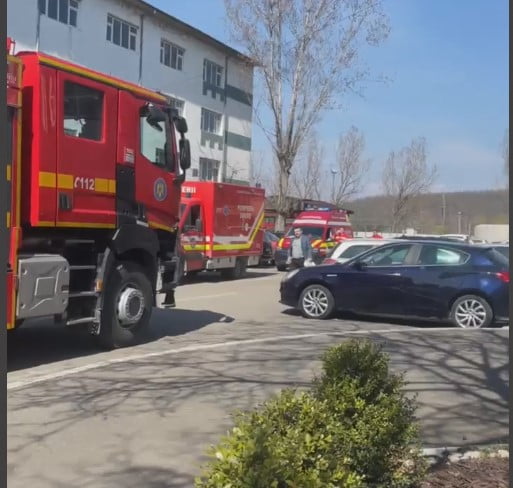 pompierii la spital rovinari