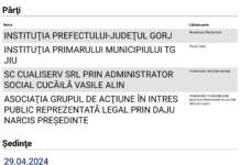 Curtea de Apel Craiova anulează autorizația de construire emisă de Marcel Romanescu pentru firma S.C. CUALISERV S.R.L.