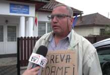 Protest extrem la Aninoasa. A intrat în greva foamei în fața primăriei