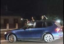 Video Tg-Jiu: 2 tinere cu ”fundul pe geam” au fost filmate în trafic