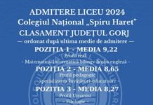 Lipsa de interes a elevilor pentru Colegiul Național Tudor Vladimirescu din Tg-Jiu