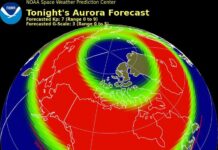 A început furtuna geomagnetică! Aurora Boreală vizibilă din nou în această noapte