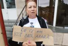 Văduva unui miner, mamă a trei copii, se alătură protestatarilor de la CEO rămași fără locuri de muncă