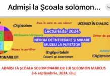 Elevii din Târgu-Jiu, calificați la faza națională a Școlii Solomonarilor cu Proiectul „De Vorbă cu Poezia”