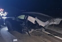 Accident grav pe centura municipiului Târgu-Jiu: șapte persoane rănite, inclusiv un copil de 9 luni, transportate la spital