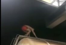 Șocant: tânăr electrocutat pe un vagon de tren în timp ce prietenii filmeză
