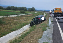 Un nou accident pe Varianta Ocolitoare a Târgu Jiului