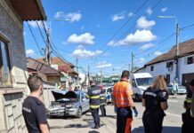 Accident rutier cu victime la Târgu-Jiu: Un tânăr de 19 ani nu a acordat prioritate