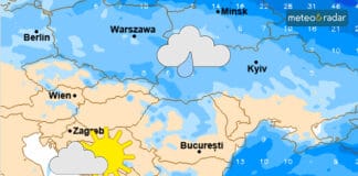 vreme se racește harta