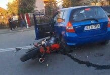 Tragedie pe strada Victoriei din Târgu Jiu: Un motociclist rănit grav într-un accident rutier