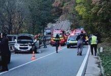 Accident rutier cu victime pe DN 66, Defileul Jiului