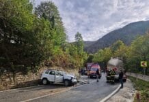 Accident pe Defileul Jiului. O persoană încarcerară