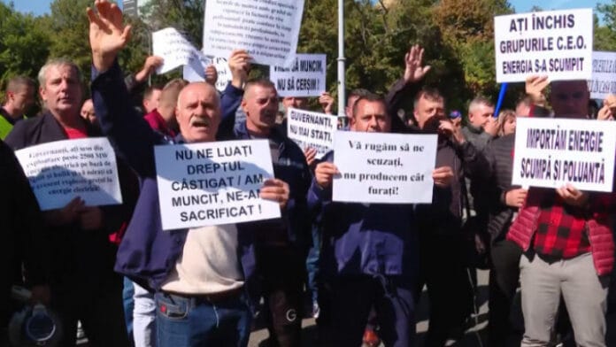 protest mineri