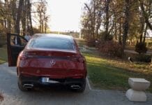 Foto: Amendă maximă pentru șoferul care a intrat cu mașina în Parcul Central pe Aleea Scaunelor