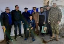 Veteranul de război Florea Pasăre, sărbătorit la împlinirea venerabilei vârste de 103 ani