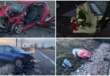 Graba periculoasă de Valentine's Day: Un tânăr provoacă un accident grav