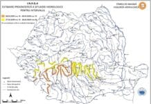 Avertizare de inundații: Cod Portocaliu și Cod Galben până sâmbătă la miezul nopții cod portocaliu inundații