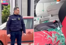 Copil de doi ani, salvat dintr-un autoturism la Rovinari de un polițist Copil de doi ani, salvat dintr-un autoturism la Rovinari de un polițist