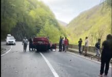 Accident rutier grav în Defileul Jiului