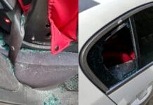 Tragedie evitată pe Valea Oltului: Mașină strivită de bolovani