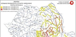 Stare de alertă pe râurile din România: Cod Roșu Hidrologic și inundații locale în mai multe județe