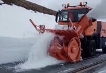 Deszăpezire pe Transalpina: Se pregătește redeschiderea circulației între Rânca și Obârșia Lotrului Deszăpezire pe Transalpina