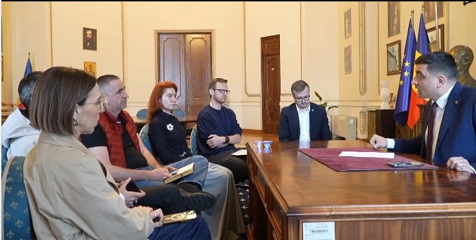 simion si jurnalistii George Simion