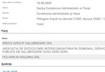 Decizie definitivă în licitația organizată de ADIS Gorj – Curtea de Apel respinge apelul Polaris