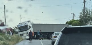 Trafic blocat în zona Ursați, județul Gorj