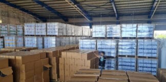 Captură uriașă în Portul Constanța! Țigări de 4 milioane de euro, ascunse într-un container cu „role de hârtie”